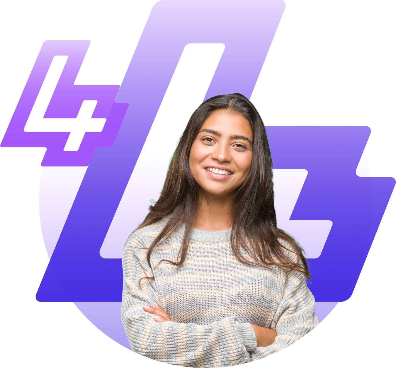 A young woman with the Skills4 logo in the background